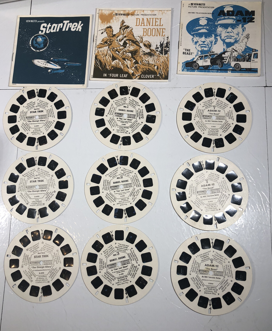 Star Trek View Master Disc Lot Of View Master Viewmaster Reels