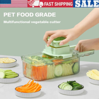 Kitchen Vegetable Foods Manual Rotary Drum Grater Chopper Slicer Fruit Cutter