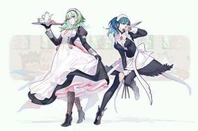 Anime girls art 2d portrait fire emblem emblem three CCG Gaming Mat Desk