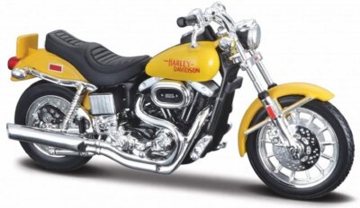 HARLEY-DAVIDSON FXS Low Rider - 1977 - yellow - Maisto 1:18