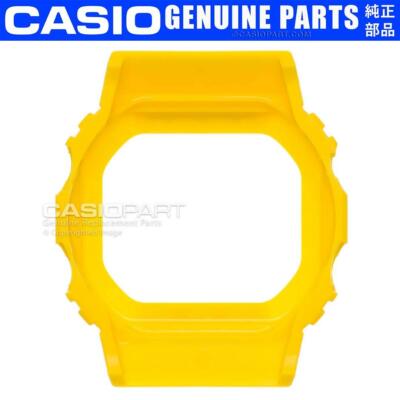 GENUINE CASIO Yellow Watch Bezel for G-Shock DW-5600FS-9 DW-5600P