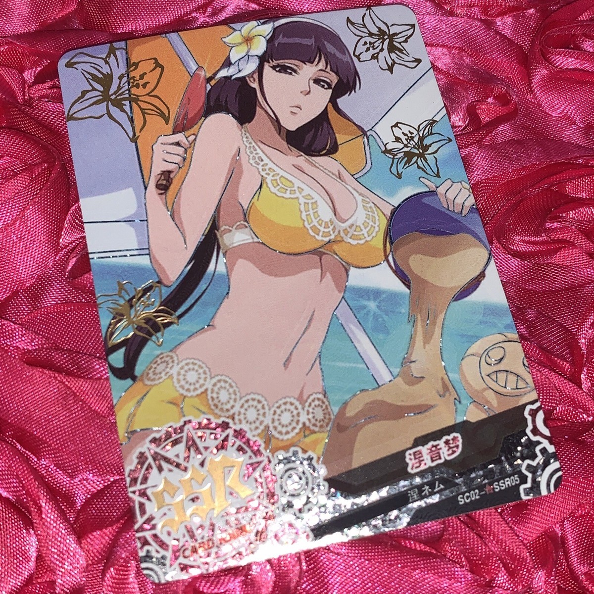 セクシーカード 『カネコ』 Kikunojo ONE PIECE SSR RARE Sexy Goddess Story Anime Waifu Foil
