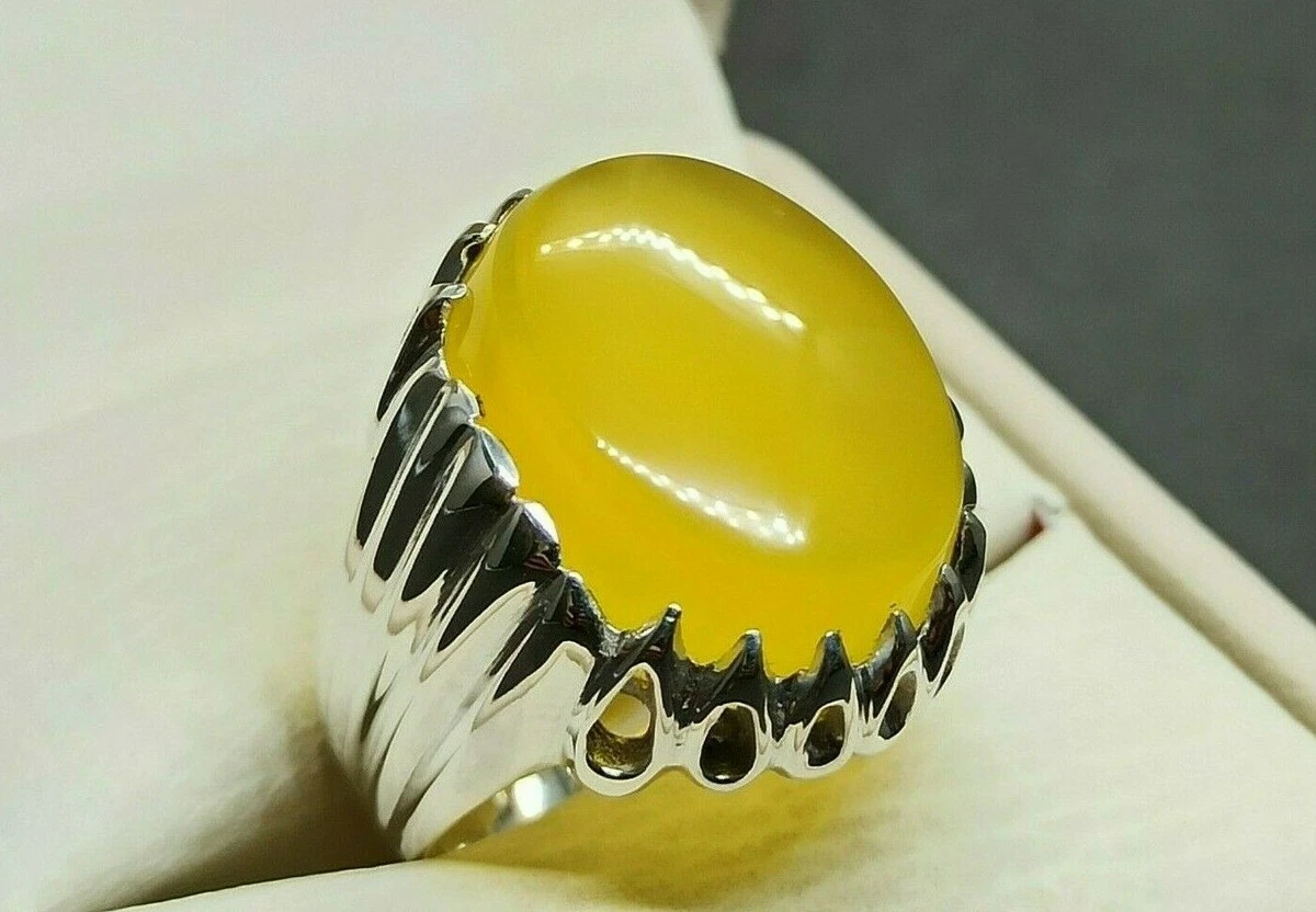 Aqeeq ring deals ebay