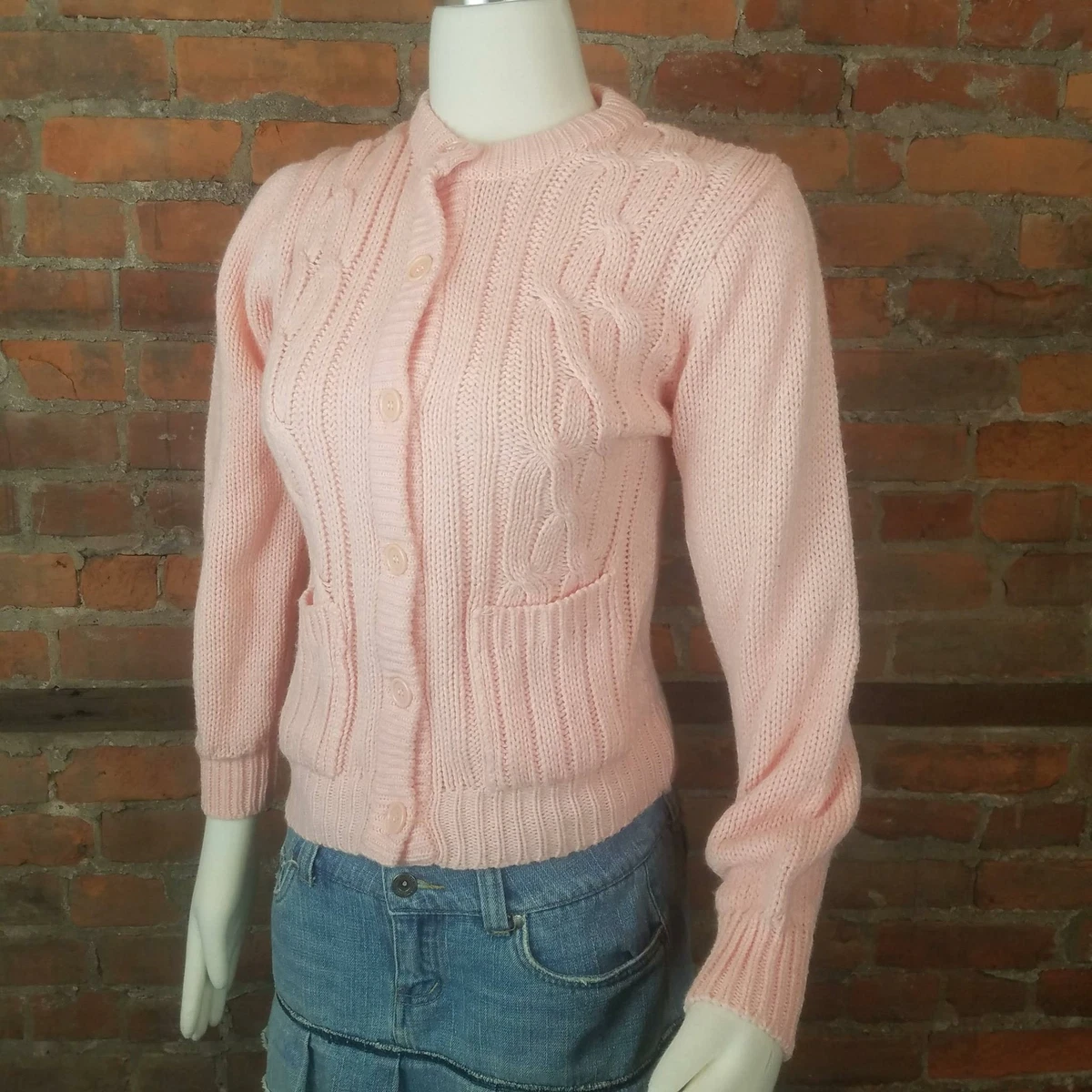 Dusky pink cardigan womens sale