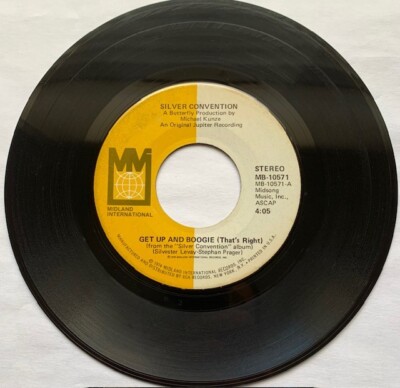 SILVER CONVENTION-MIDLAND MB-10571-GET UP AND BOOGIE-SON OF A GUN-7''1975 FUNK EX