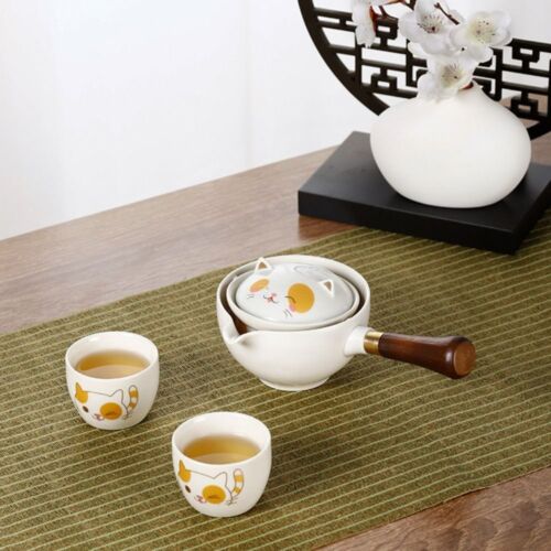 5/7pcs Ceramic Kung Fu Tea Pot Set Japanese Style Bubble Tea Set  Travel - Picture 1 of 14
