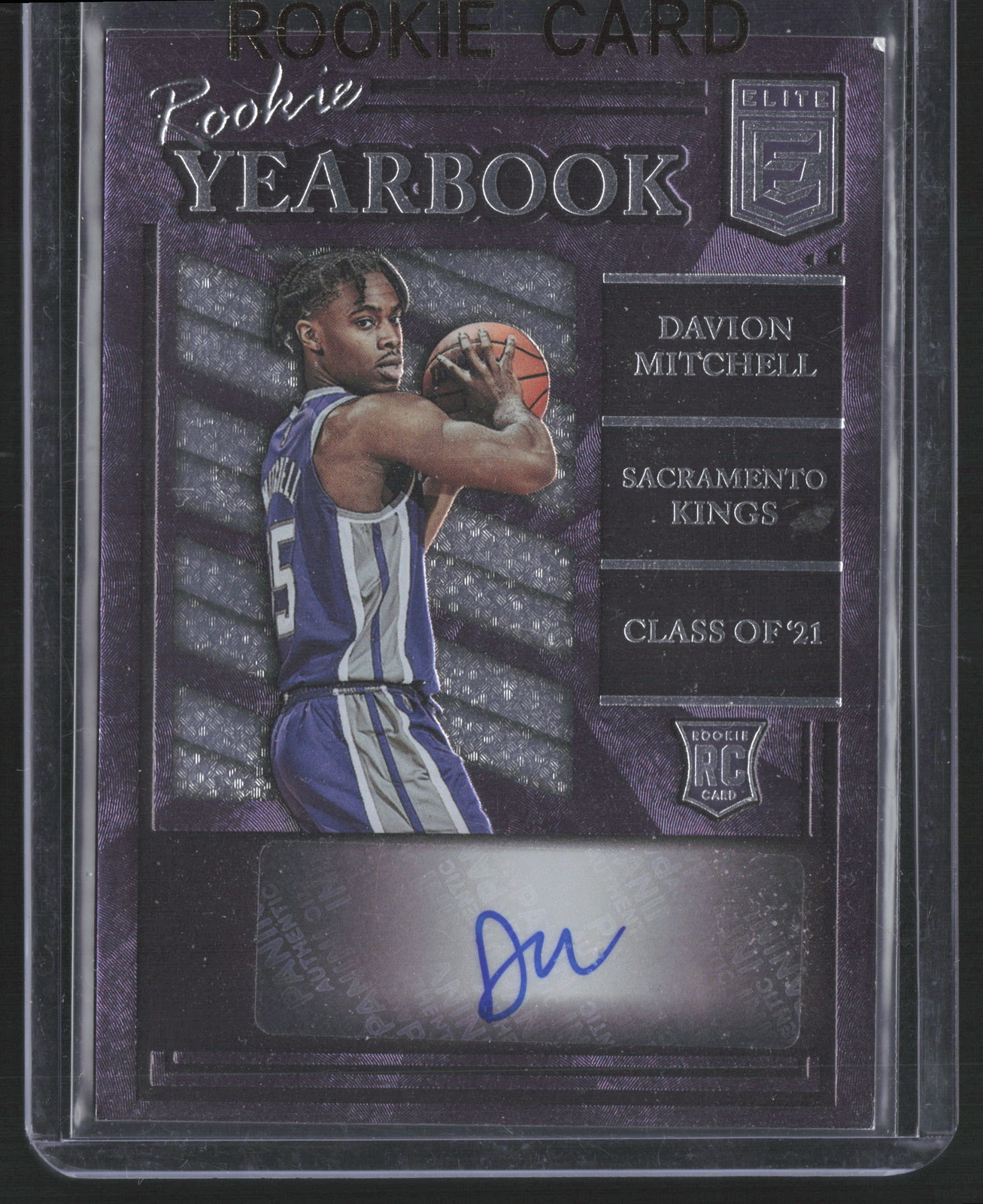 2021-22 Donruss Elite Davion Mitchell Rookie Yearbook Autographs #RY-DMI