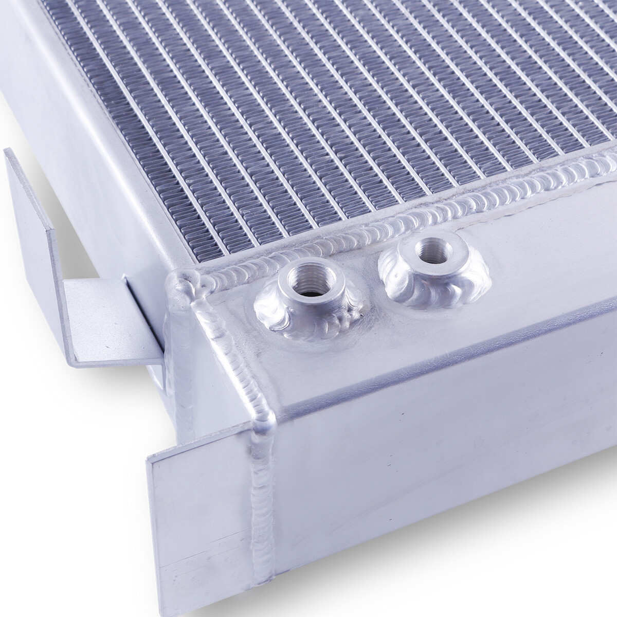 For 1932 Ford Hi-Boy Hot Rod Chevy Engine V8 AT/MT Aluminum 3-Row Radiator 