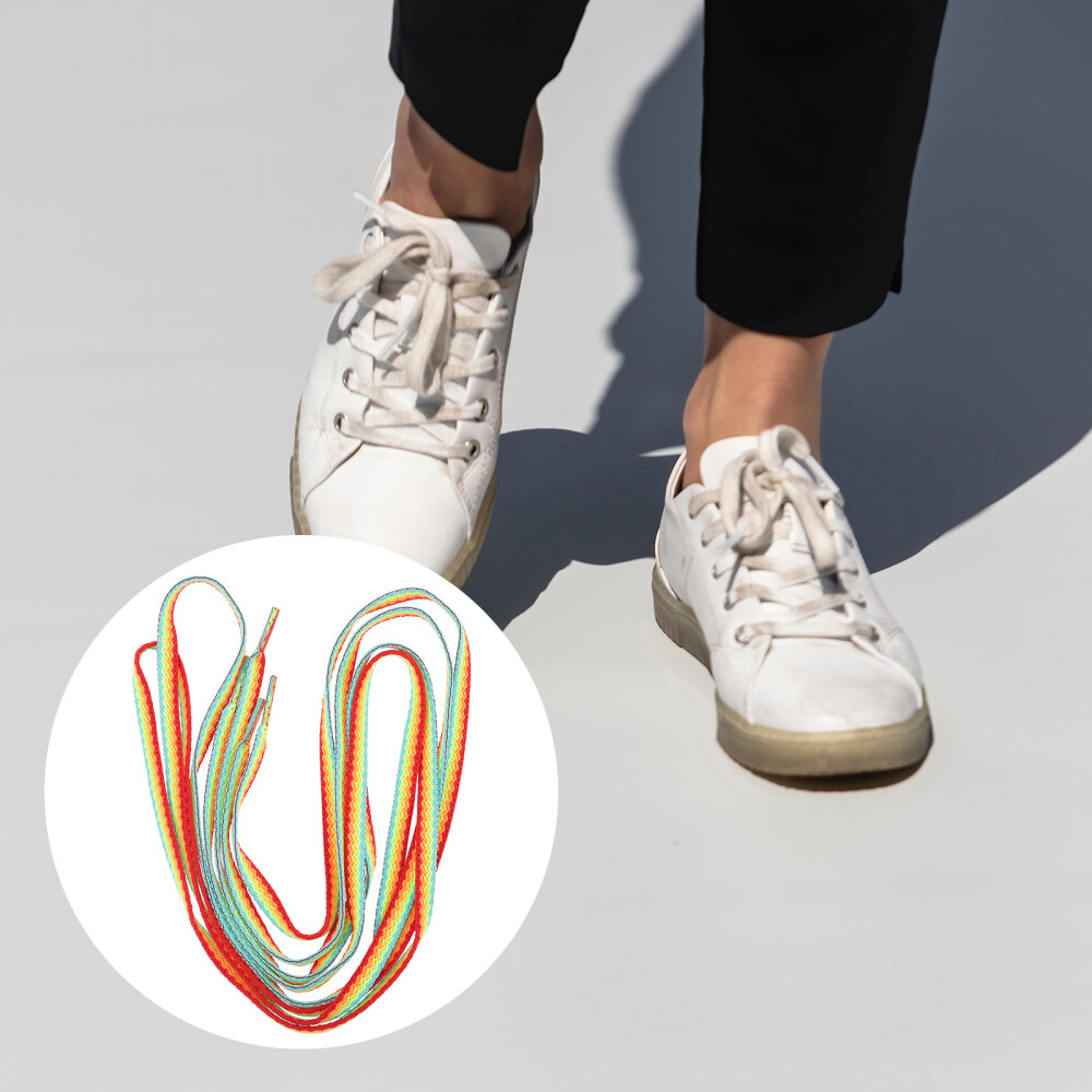 APL Lacci Arcobaleno Bambino Lacci Arcobaleno Per Scarpe da Ginnastica Bambini