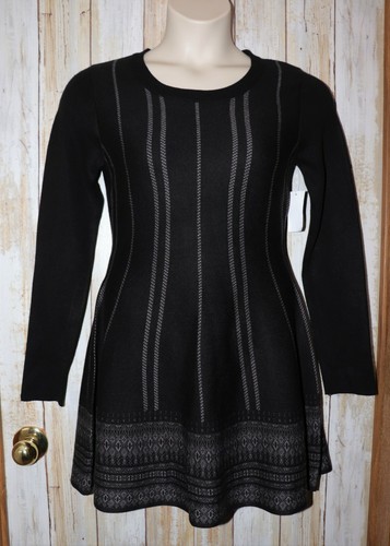 Cloud Chaser Juniors Jacquard Dress in Jet Black | Shopko