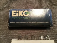 New EIKO 1487 INDICATOR INCANDESCENT LAMP 14VDCT3.25 SCREW BASE - 10 Bulbs 