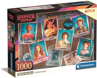 Clementoni 1000 Piece Jigsaw Puzzle - Stranger Things Portraits