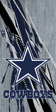 One Dallas Cowboys Cornhole Board Wrap