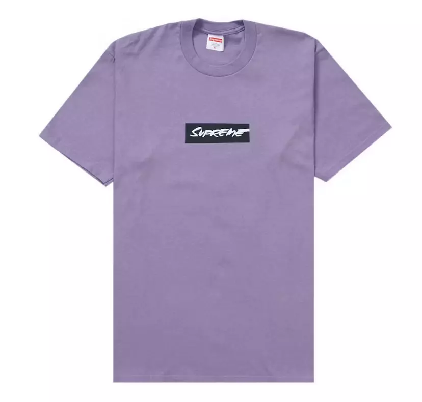 Tee shirt Supreme Futura Box Logo violet poussiéreux (SS24T21) taille L
