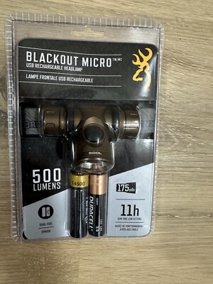 New Browning Blackout Micro Headlamp 3713346