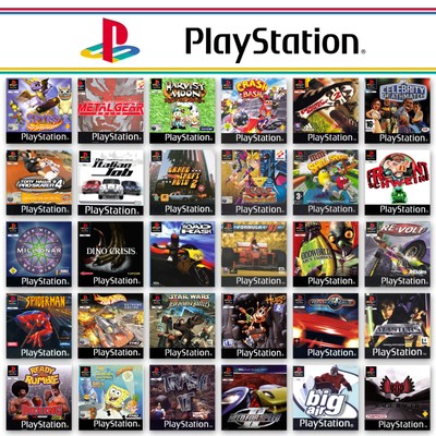 PS1 PlayStation One Spiele-Wahl   Action   Racing   Shooter   Simulation  