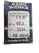 GRUPPO PISTONE "ASSO"  5246  DIAM. 40,3  SPIN. 12 X MOTORI MINARELLI ANNIO 80-90
