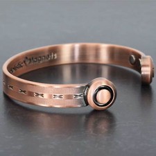 Copper Health Bracelet for Arthritis Pain Magnetic Therapy STRONG MAGNETS - HPR