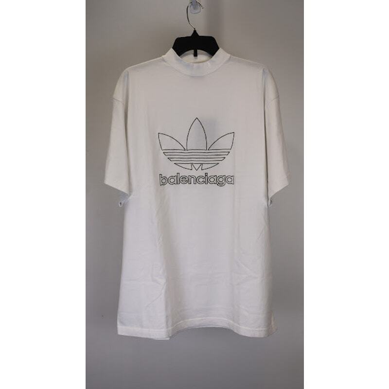 balenciaga adidas バレンシアガ アディダス Tシャツ 白 - メルカリ