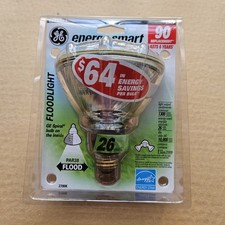 GE Outdoor Floodlight 90 Watt 26 WATT PAR38 47483 Energy Smart NEW SEALED 