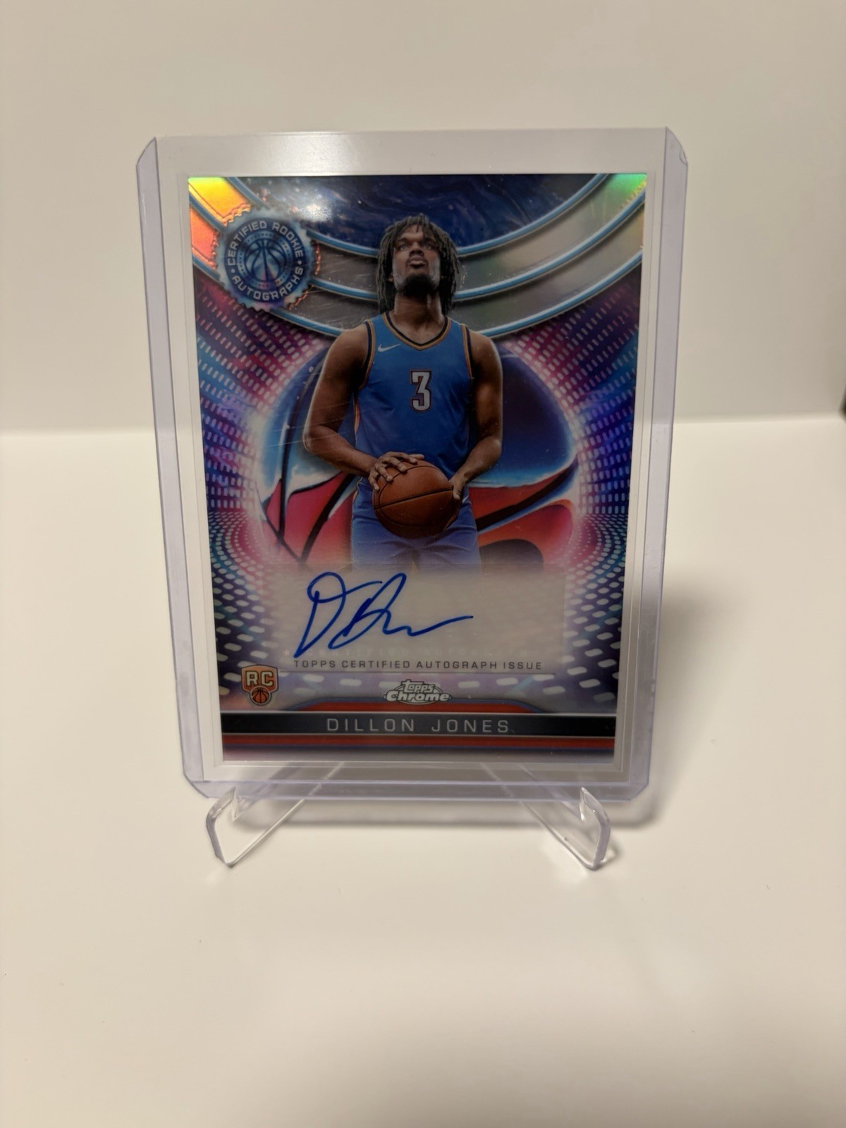 2024-25 Topps Chrome Certified Rookie Autographs Dillon Jones #TCRA-DJ