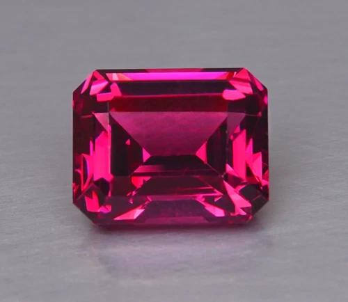 3.23 CT UNHEATED ! Purplish Pink Rhodolite Garnet Rare Collection Octagon Cut