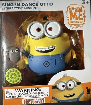 Sing  N Dance Otto Minion Universal Studios Exclusive Illumination Entertainment