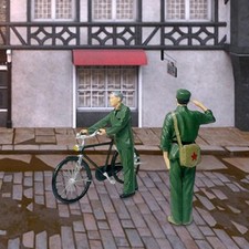 1:64 Männliche Figuren, Mini-Figuren, Modell aus Kunstharz, Spielzeugset,