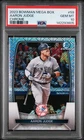 New ListingAaron Judge 2023 Bowman Mega Box Chrome #59 PSA 10