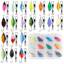 Trout Lures, Spoons Trout 20 Piece, Fishing Trout Spoon Set, Fishing Lures...