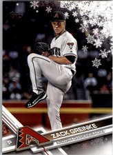 2017 Topps Walmart Holiday Snowflake #HMW50 Zack Greinke - BB