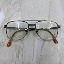 Retro Men  s Alexander Julian Colours Antique Pewter Aviator Eyeglasses TD7-G6-11