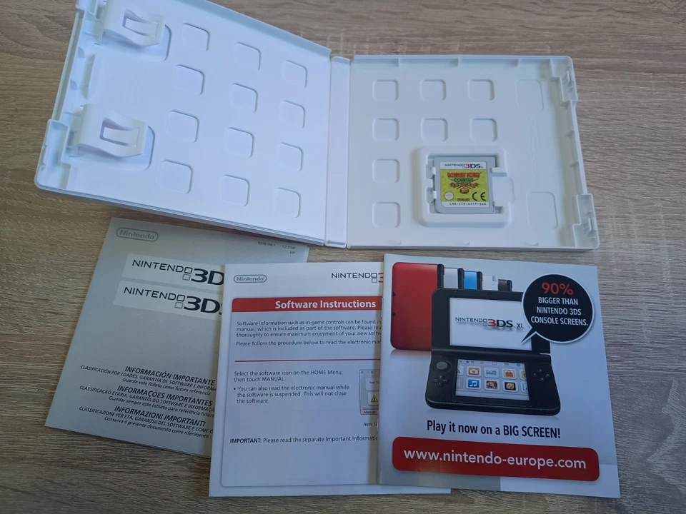 Donkey Kong Country Returns 3D NINTENDO 3DS pal españa completo, foto 3 de 4