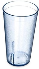 Stackable Tumbler Plastic Tumbler with Pebbled Exterior for Restaurants,