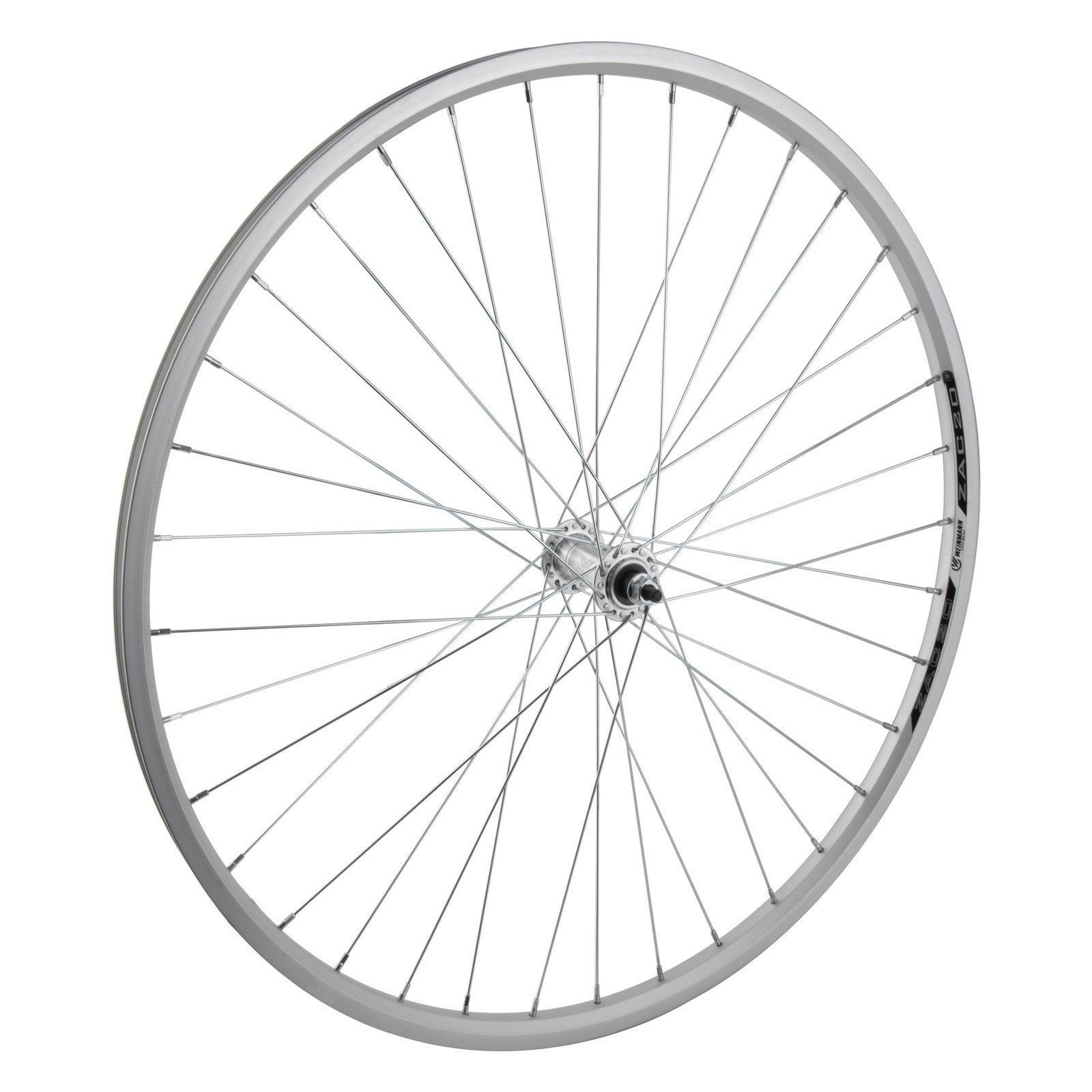 Wheel Master 26x1-3/8" Front Wheel - Weinmann ZAC20, Bolt-On, Silver, 36H
