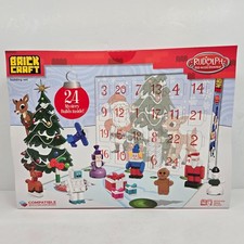 Brickcraft Rudolph Red Nosed Reindeer Advent Calendar Brick Building Set