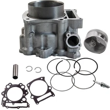 Top End Cylinder Piston Gasket Rebuild Kit For 2002-2008 Yamaha Grizzly 660 YFM