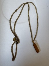 Mens Jewellery, 18k Gold plated Necklace with totem pendant