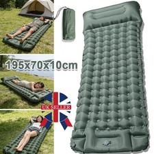 Camping Sleeping Self Inflating Mat 10cm Thick Lightweight Air Bed Mattress Pad