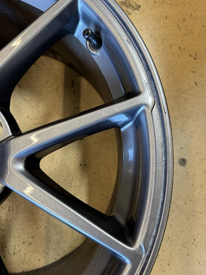 Tesla Model 3  2021  18 x 8.5 OEM  Charcoal  Rim Wheel  104426100A 95159 W11074 - Image 3 of 4