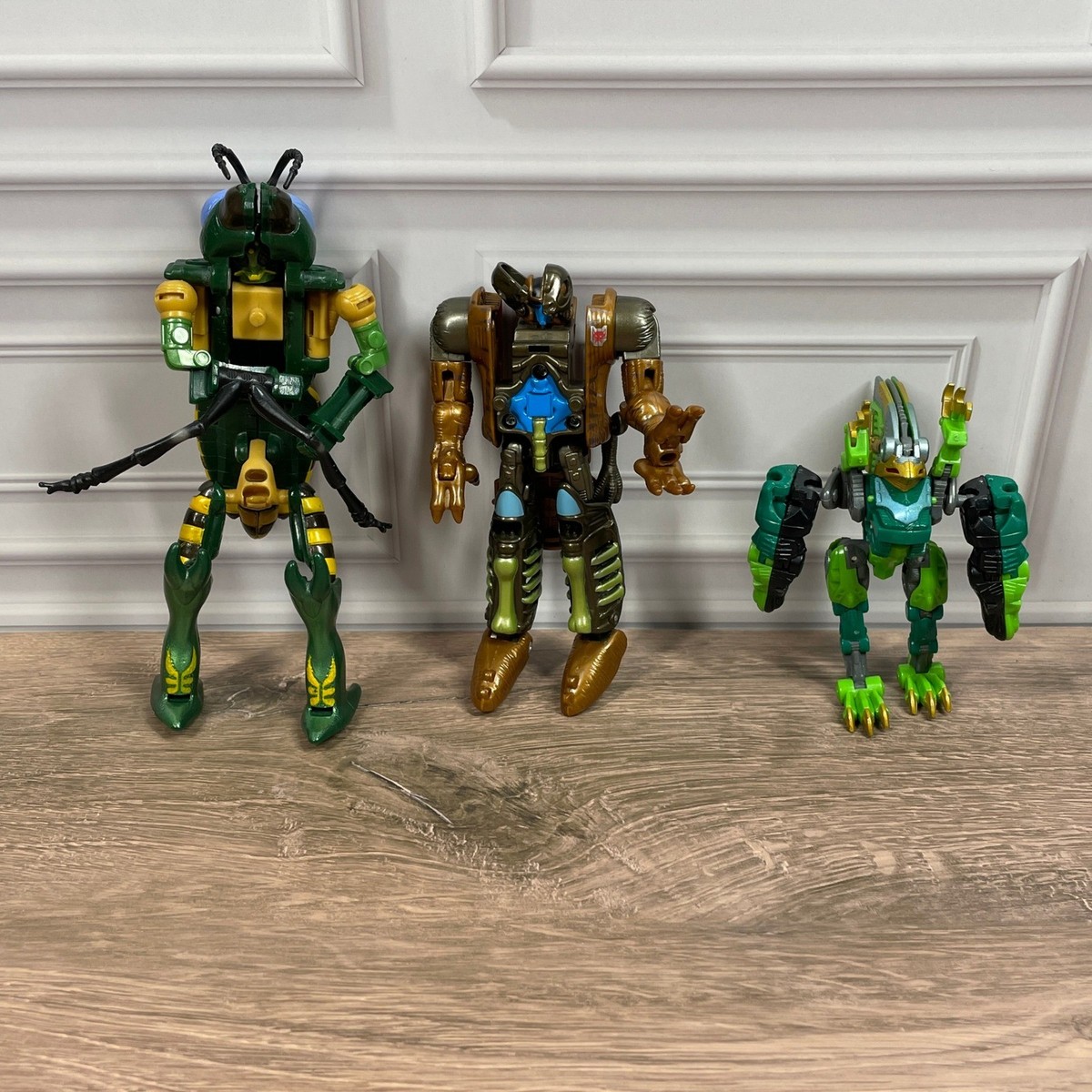 Vintage Transformers Beast Wars Dinobot Cybertron Waspnator Lot of
