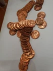 BU Roll 1955D Lincoln Wheat Cents - Red Coins - Lot #5