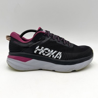 Hoka One One Bondi 7 Womens Size 10.5 Running Shoes Sneakers 1110519 NO INSOLES