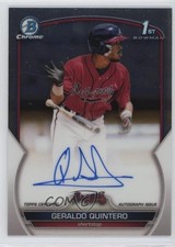 2023 Bowman Chrome Prospect Geraldo Quintero #CPA-GQ Auto 1n1m