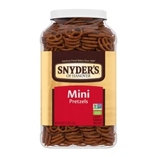 Snyder's of Hanover Pretzels, Mini Pretzels, 40 Oz Canister