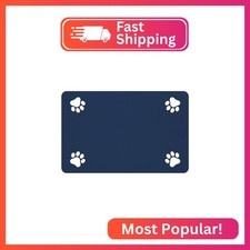 Pet Feeding Mat-Absorbent Pet Placemat for Food and Water Bowl, with Waterproof