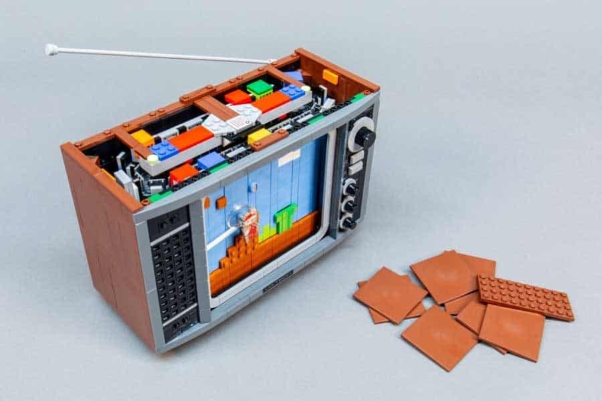 NES Nintendo Entertainment Sys TV Console Retro Game Brick Building Set 2646Pcs