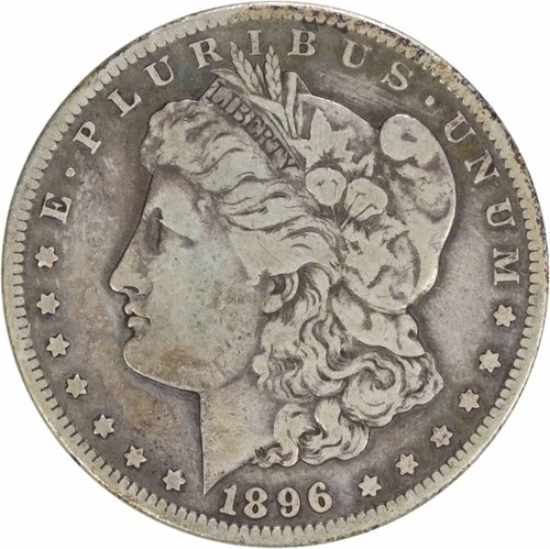 1896-S Morgan Silver Dollar F Uncertified #943