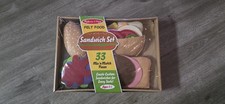 Melissa Doug Felt Food Sandwich Set 33 Pieces