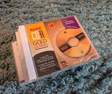 8 Kodak CD-R Gold Ultima 650MB/74min 1x-8x Recordable CD, Jewel Case